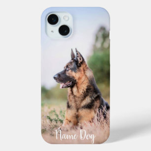 Hernoem je Duitse herdershond op de telefoon c iPhone 15 Mini Hoesje