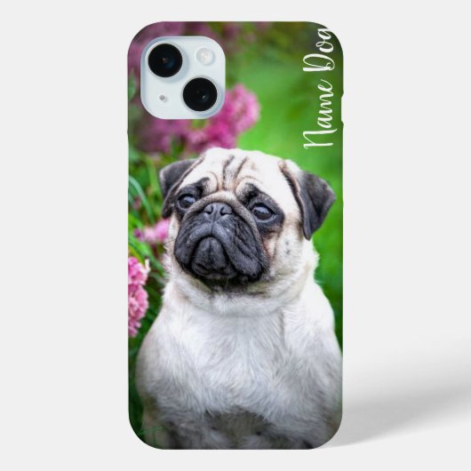 Hernoem je Pug Dog hond op de telefoonhoesjes Case-Mate iPhone Case (Achterkant)