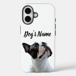 Hernoem uw Bulldog Franse hond op uw iPhone 16 Hoesje