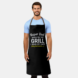 Hero Dad BBQ Schort - Geen Cape Nodig Grill Master