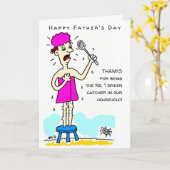 Hero Dad Happy Vaderdag Kaart (Gele Bloem)