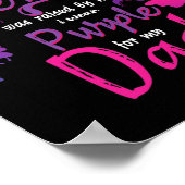 Hero Dad November Pancreaskankerbewustzijn Poster (Hoek)