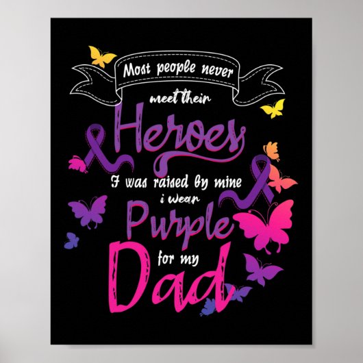 Hero Dad November Pancreaskankerbewustzijn Poster (Voorkant)