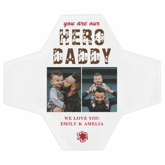 Hero Daddy Father's Day 2 Photo Collage (Plat)