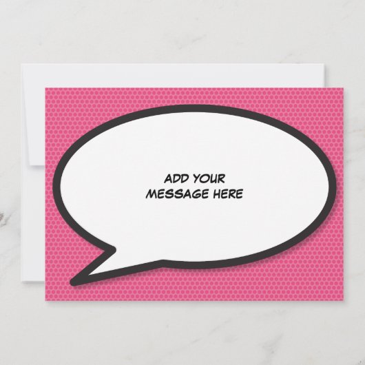 HERO Fun Retro Stripboek Pop Art Kaart (Achterkant)