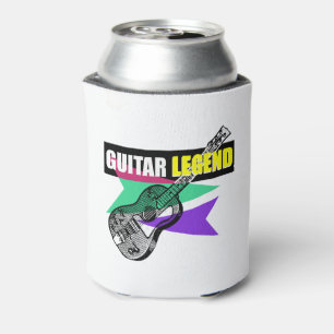 Hero Guitar Legend Retro  Illustratie Blikjeskoeler