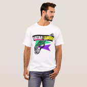 Hero Guitar Legend Retro Illustration T-shirt (Voorkant volledig)