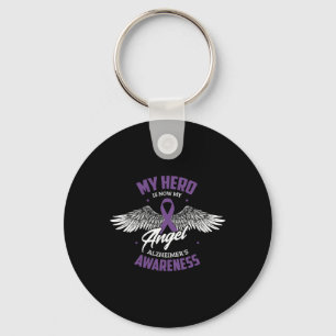 Hero is nu mijn engel Alzheimerheimer Bewustzijn H Sleutelhanger