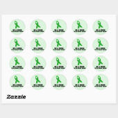 Hero Line Ronde Sticker (Vel)