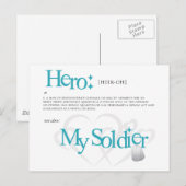 Hero: Mijn soldaat Briefkaart (Voorkant / Achterkant)