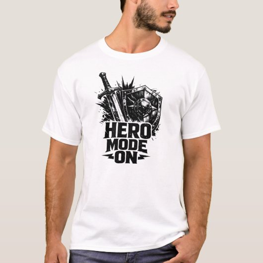 Hero Mode On T-Shirt (Devant)