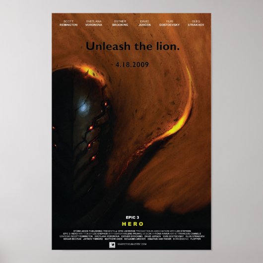 'Hero' Movie Poster (Voorkant)