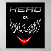 Hero of Villain Poster (Voorkant)