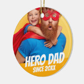 Hero Pap sinds 20XX Modern Cool Simple Keramisch Ornament (Links)