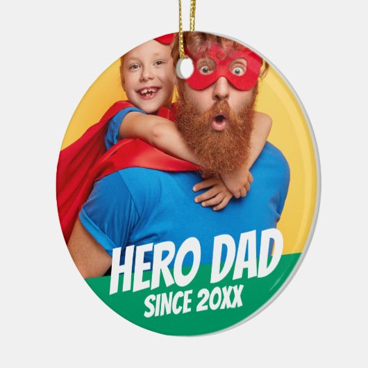 Hero Pap sinds 20XX Modern Cool Simple Keramisch Ornament (Links)