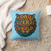 Hero Papa Tiger Typographie Coussin (Couverture)