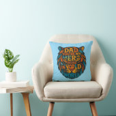 Hero Papa Tiger Typographie Coussin (Chaise)