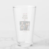 Hero Papa Vader Dag 2 Foto Collage Glas (Achterkant)