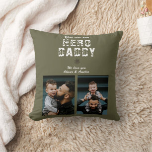 Hero Papa Vader Dag 2 Foto Collage Kussen