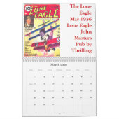 Hero Pulp Calendar 2012 Kalender (Mar 2026)