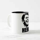 Hero Reagan Tweekleurige Koffiemok (Voorkant links)