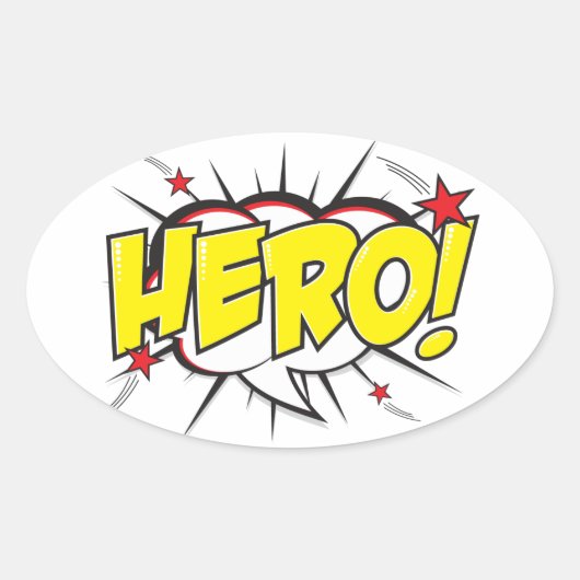 HERO STICKERS (Comic Style) (Voorkant)