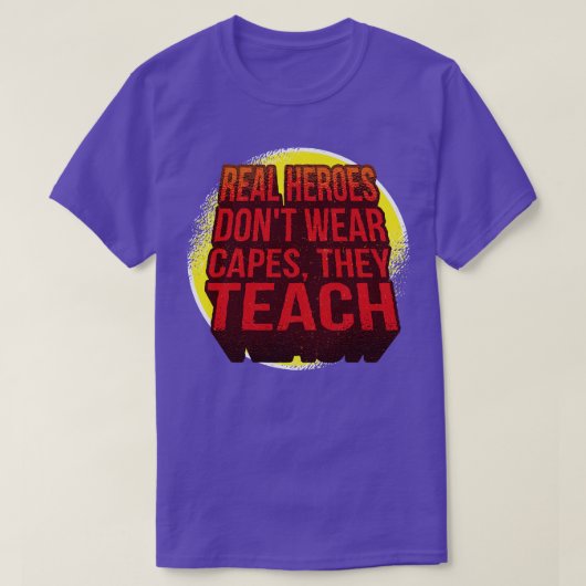 Hero Teachers T-shirt (Design voorkant)