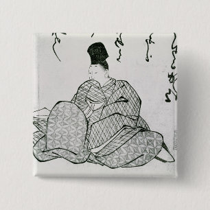Hero van een Monogatari Vierkante Button 5,1 Cm