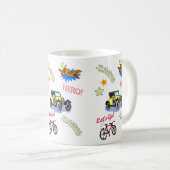 Hero Voiture Vélo Avion Mug (Devant droit)