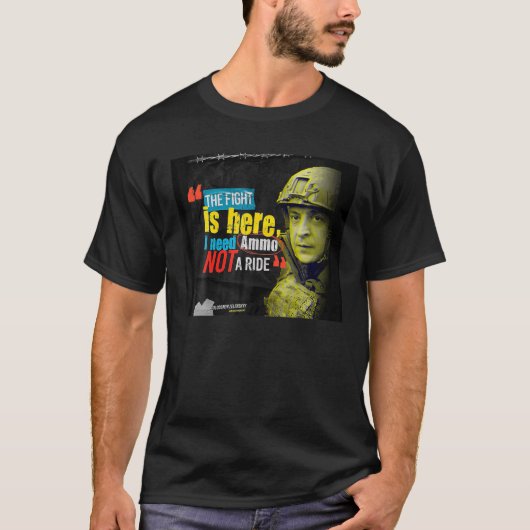 Hero Volodymyr Zelensky Ik heb Ammuniti0n nodig, g T-shirt (Voorkant)