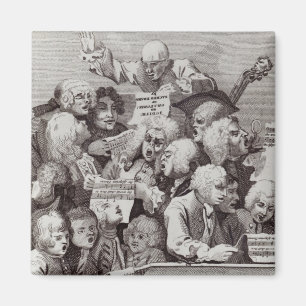 Heroefening van de Oratorio Judith, 1734 Magneet