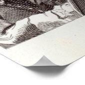 Heroefening van de Oratorio Judith, 1734 Poster (Hoek)