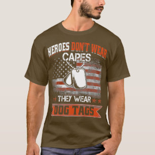 Heroes Draag kapsels die hondenzakken draag T-shirt