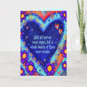 "Heroes Draag scrubs" Kaart (Voorkant)