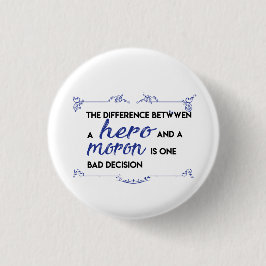 Heroes en Morrons Ronde Button 3,2 Cm
