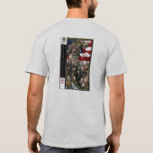 Heroes Fallen Studios Logo met afbeelding achteraa T-shirt (Achterkant)