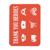 Heroes | Frontlinnen | Dank u wel Magneet (Verticaal)