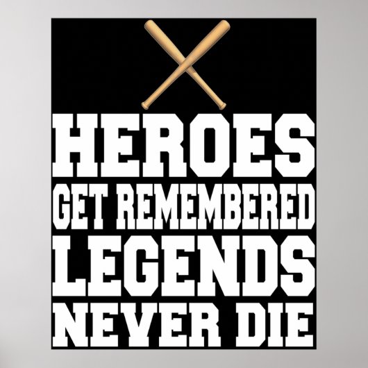 Heroes herinnert zich nog dat ze nooit sterven poster (Voorkant)
