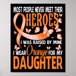 Heroes Ik Draag Sinaasappel voor mijn dochter Meer Poster