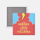 Heroes Love Villains - Lightning Carré Magnet (Recto/Verso)