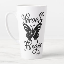 Heroes of Hunger Butterfly Grote Latte Mok