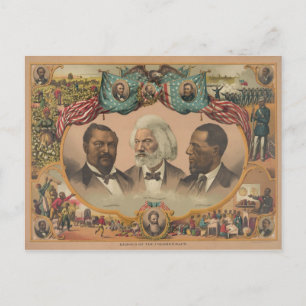 Heroes of the Colored Race Publicated by J. Hoover Briefkaart