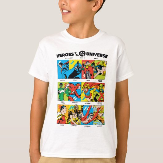 Heroes of the DC™ Universe T-shirt (Voorkant)