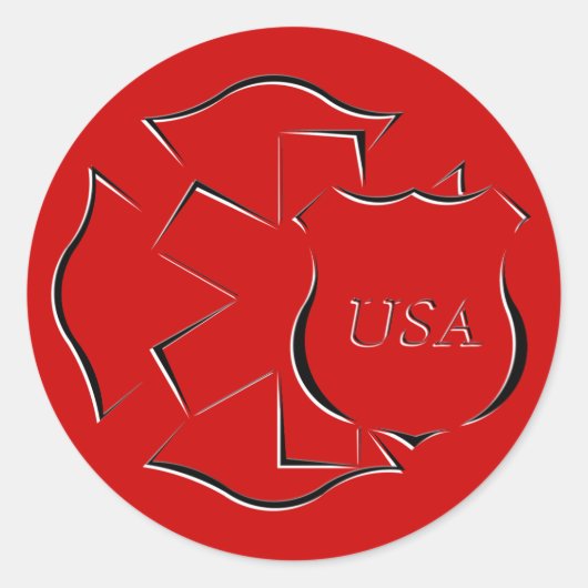 Heroes Ronde Sticker (Voorkant)