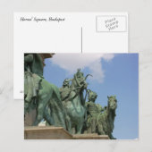 Heroes' Square, Boedapest Briefkaart (Voorkant / Achterkant)