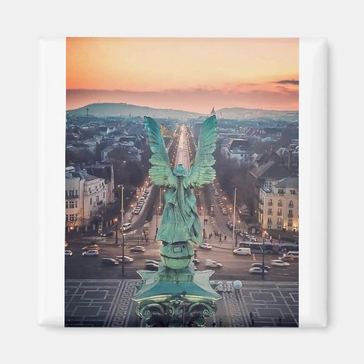 Heroes Square Budapest Magneet (Voorkant)