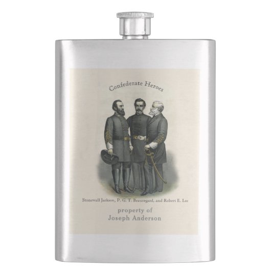Heroes Stonewall Beauregard Lee Heupfles (Voorkant)