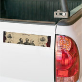 Heroes van de burgeroorlog bumpersticker (Op Truck)