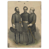 Heroes van de burgeroorlog klembord (Achterkant)