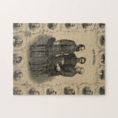 Heroes van de burgeroorlog legpuzzel (Horizontaal)